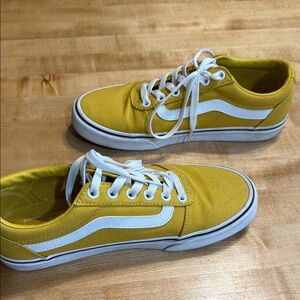 Vans Yellow and White Sneakers